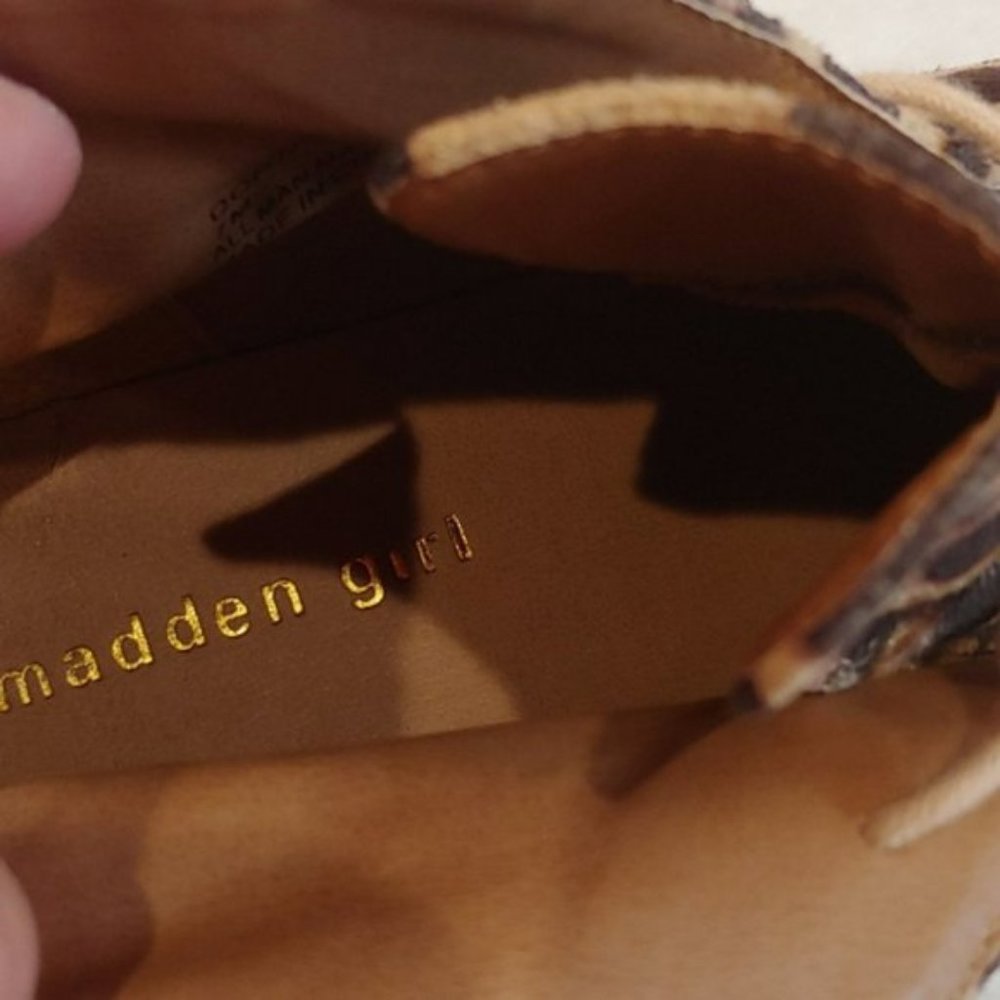 Madden Girl Leopard shoes 7 - Picture 5 of 5